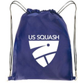 Polyester Waterproof Drawstring Backpack - 1 Color (15"x18")